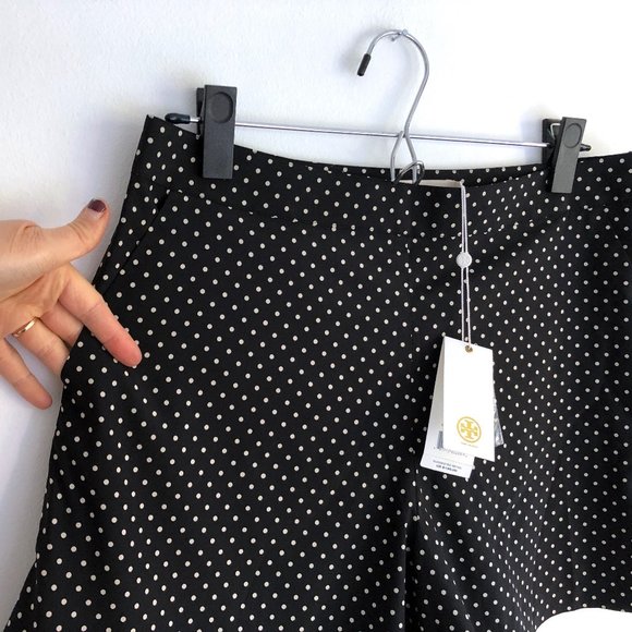 NWT TORY BURCH Tilda Shorts Mini Polka Dot Size 8